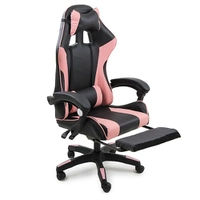 Cadeira Gamer Stillus Ergonômica Com Apoio Para Os Pés - Pink