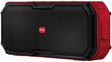 Caixa de Som Bluetooth TCL BS30B à Prova D Água 30W Preta e Vermelha | R$ 239