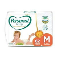 Fralda Baby Premium M com 62 Unidades