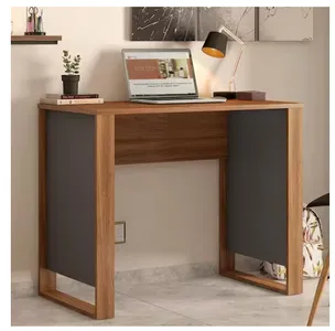 Mesa de Escritório Demóbile Lume em MDP - Amendola/Grafite