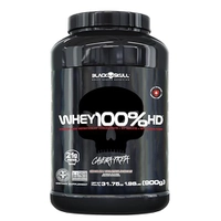 ( Recorrencia )Whey 100% Hd Chocolate 900G, Black Skull 