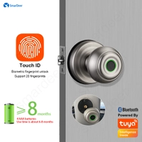 Fechadura com desbloqueio por digital Smardeer
