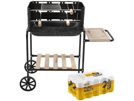 Churrasqueira à Carvão Mor Califórnia com Grelha - com Cerveja Skol