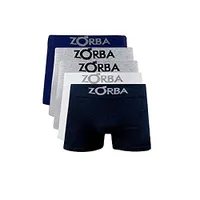 Kit 5 Cuecas Boxer Algodão Sem Costura Zorba Tamanho:GG;Cor:Sortida…