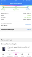 (Cliente Ouro) iPhone 12 Apple 128GB Preto Tela 6,1” - Câm. Dupla 12MP iOS R$6149