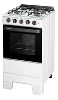 Fogão 4 Bocas Ideal Pop com Mesa Inox Branco