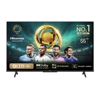 Smart TV 55" UHD 4K QLED Hisense 55Q6N Google TV com HDR10+, Dolby Atmos, Sports Mode, Game Mode Plus e Compatível com Alexa