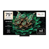 [Com Cashback do Pelando R$ 6141 ] Smart TV 75" TCL 75C7K 4K QD-Mini Led 144Hz com Sistema Operacional Google TV