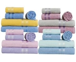 [R$8,99 AME SC] Jogo Toalhas Banho 5 Peças Candy   