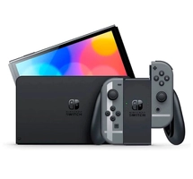 Console Nintendo Switch Oled Edição Especial Super Smash Bros Ultimate 64GB Cinza