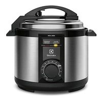 Panela de pressão elétrica, PCE20, 5L, Inox, 220V, Electrolux