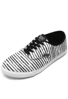 Tênis Colcci Listras Branco/Cinza R$95
