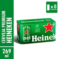 [App] Cerveja Heineken Pilsen Lata 269ml - 8 Unidades