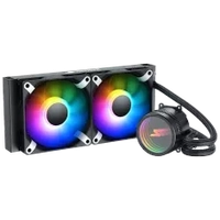 Water Cooler SuperFrame ISENGARD, ARGB, 240mm, Intel-AMD, Controladora, Black, SF-W240