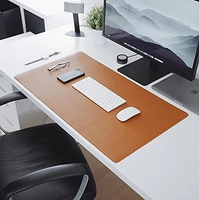 Mouse Pad Desk Pad Max em Couro Ecologico 90x40cm - WORKPAD (Caramelo)