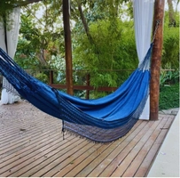 Rede De Dormir Casal Com Detalhes Em Renda Descanso Jeans