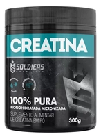 [2 UNIDADES] Creatina Monohidratada Pote 3000mg 100% Pura  Soldiers Nutrition