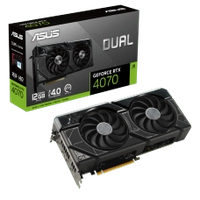 Placa de Vídeo Asus Dual GeForce RTX 4070, 12GB, GDDR6X, DLSS, Ray Tracing, DUAL-RTX4070-12G
