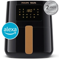 [PRIME] Philips Walita Fritadeira Airfryer Conectada C/Alexa, 4.1L, Preta, 1400W, 220V