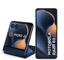 Smartphone Motorola Razr 60 256GB Azul com Tela Dobrável e Câmera Avançada