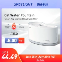 Baseus fonte de água animal estimação alimentadores automáticos
