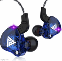 [Contas Novas/Taxas já Inclusas] Fone de Ouvido QKZ AK6 - com microfone