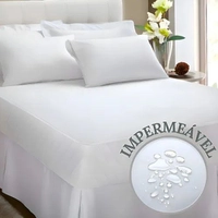 Protetor de Colchão Impermeável Casal Algodão