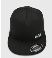 Boné Fechado Vans Splitz Flex Fit Aba Reta Preto