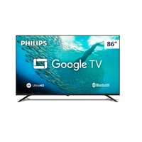 TV LED 4K 86 PHILIPS 86PUG7019 GOOGLE | Preta Mate - Bivolt