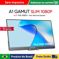 [Do Brasil] Monitor Portátil Ultrafino com USB C  ARZOPA
