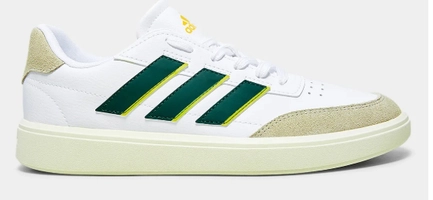 Tênis Adidas Courtblock - Branco+Amarelo