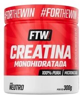 Creatina Monohidratada 100% Pura Pote 300g - FTW