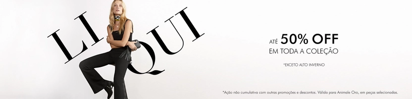 LIQUI: Roupas em SALE com até 50% OFF | ANIMALE