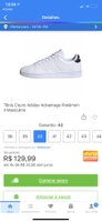 Tênis Adidas Advantage | R$130