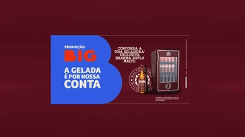 Concorra a uma geladeira na compra de 02 packs de cerveja Brahma latas