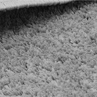 Tapete Redondo para Sala/Quarto 2,00 x 2,00 Peludo Cinza Casen