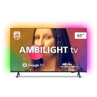 [Prime] Smart TV Philips Ambilight 65" 4K 65PUG7908/79, Google TV, Comando de Voz, Dolby Vision/Atmos, VRR/ALLM, Bluetooth