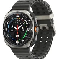 Samsung Galaxy Ultra Smartwatch -Titânio Prata - pulseira preta
