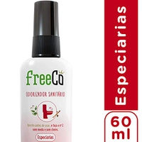 Bloqueador de Odores Sanitarios Freecô Especiarias 60 Ml, Freeco, 60 Ml | R$10