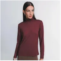 Blusa Feminina Insider Tech T-shirt High Neck Manga Longa Tam xxg