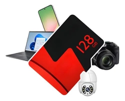 Cartão Micro SD 128GB Classe 10 p/ Câmeras e Drones