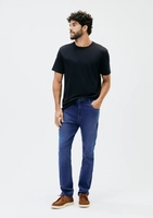 【Tam.: 36 38 40 42 44 46 e 48 】Calça Jeans Masculina Skinny Soft Touch - Azul / HERING