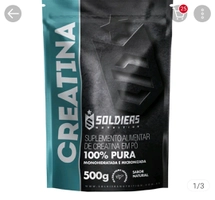 Creatina Monohidratada 500g - 100% Pura Importada - Soldiers Nutrition 