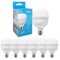 Kit 6 Lâmpadas Super Bulbo Alta Potência Led 20w 6500k - Elgin