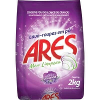 Lava Roupas em Pó Ares Lavanda Pacote com 2kg