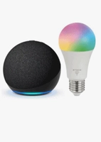 (PIX) Novo Echo Dot 5ª geração & Lâmpada Smarteck - Cores