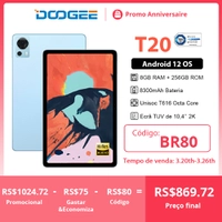 Tablet Doogee t20 10.4 2k 8gb 256gb Widevine L1 Support IPS 2K T616