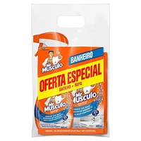 [Recorrência] Mr. Músculo Kit Desinfetante Banheiro Mr Músculo 500Ml Borrifador + Refil 400Ml