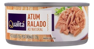 Atum Ralado ao Natural Qualitá Lata 170g