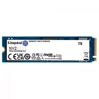 SSD Kingston NV2, 1TB, M.2 NVMe, 2280, Leitura 3500MBs e Gravação 2100MBs, SNV2S/1000G